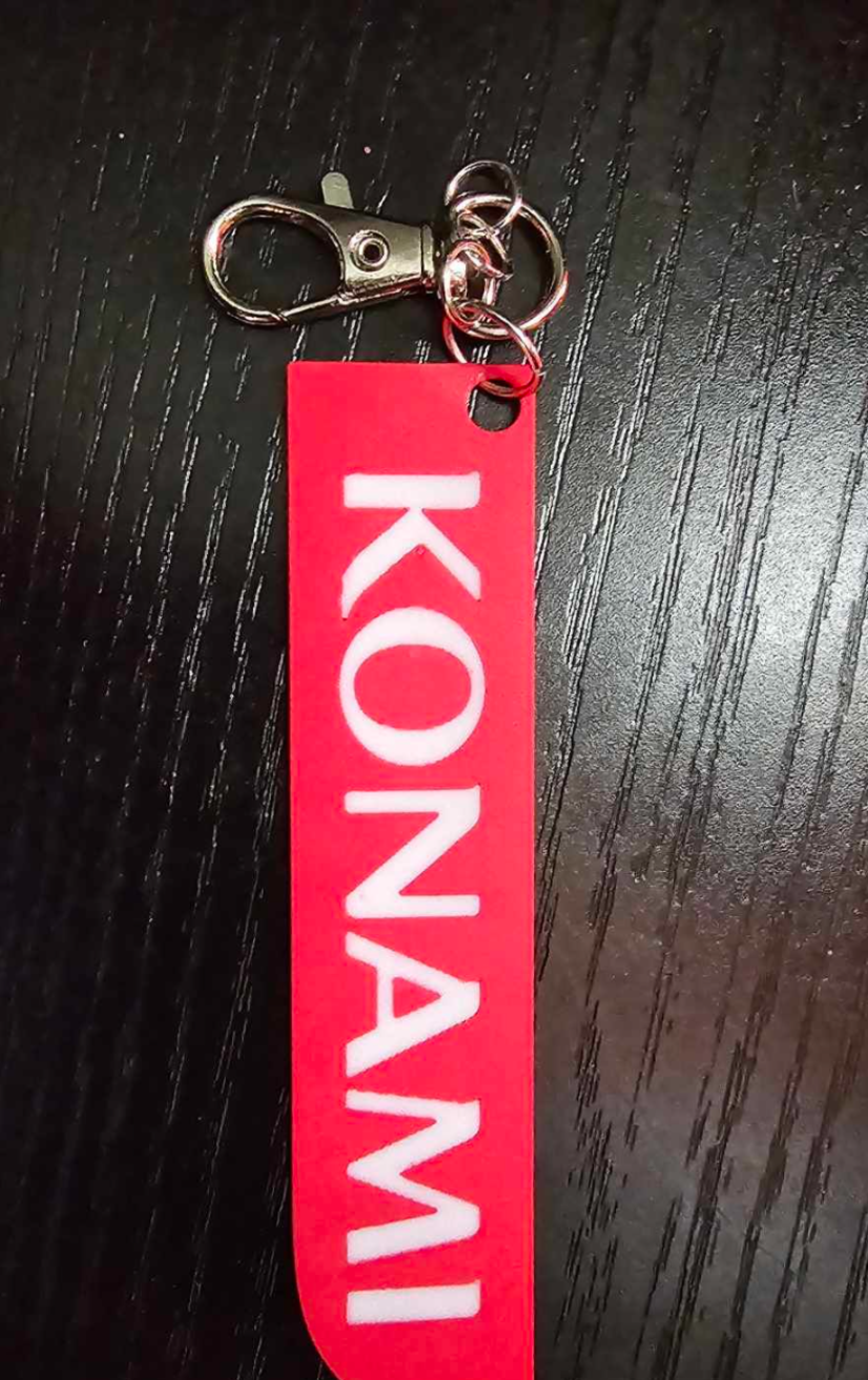 Konami Logo Keychain