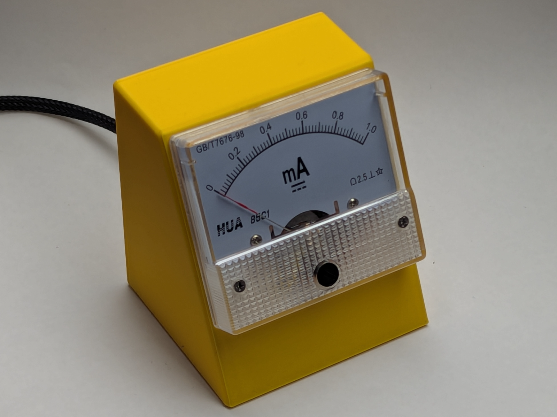 Desktop Angled Enclosure for 85C1 Analog Meter