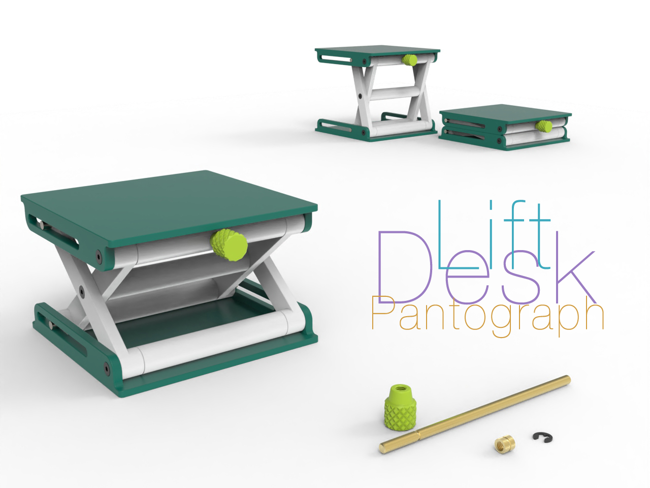 Pantograph Lift Desk