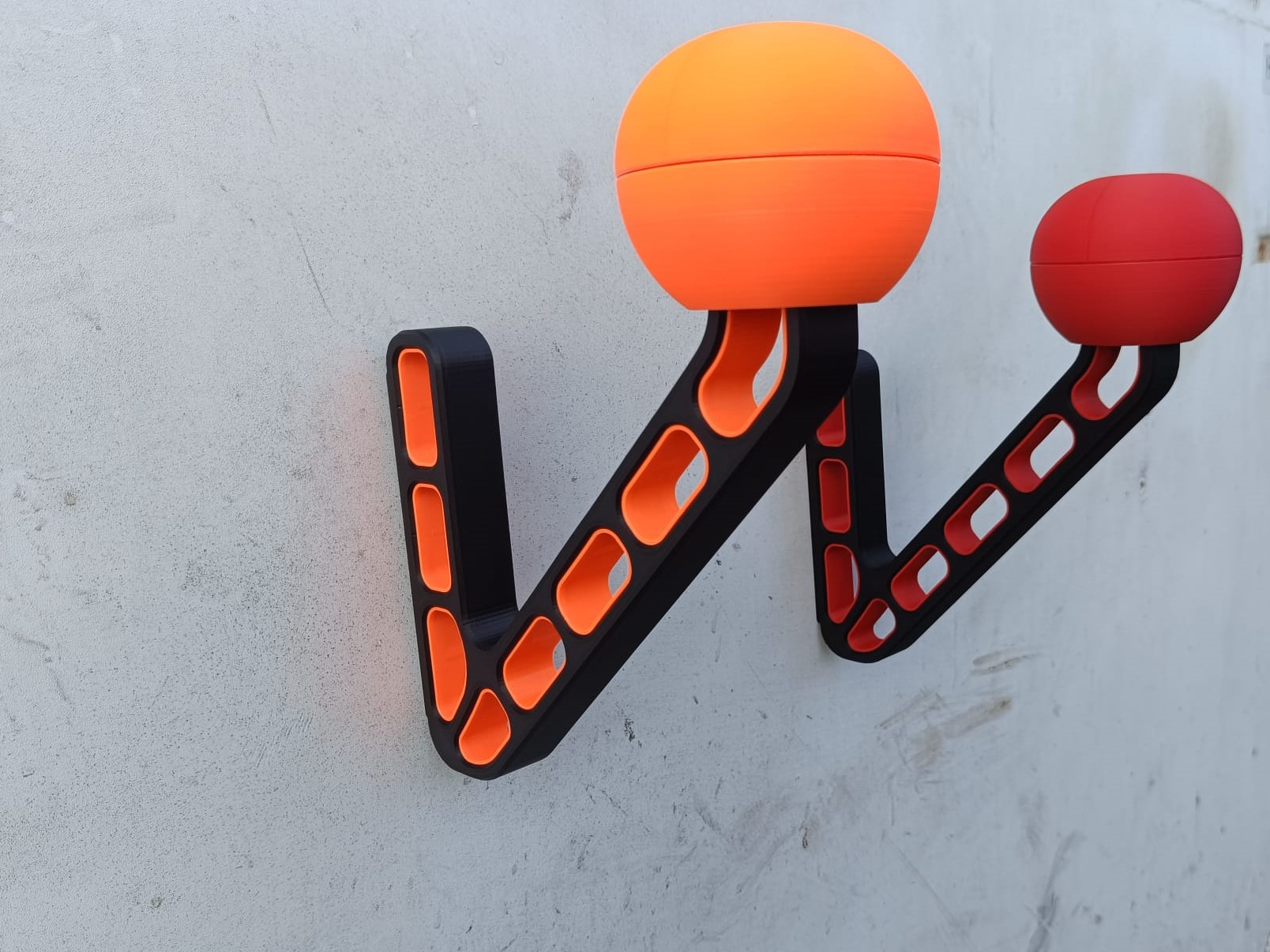 Elegant Wall Helmet Holder – No Visible Screws