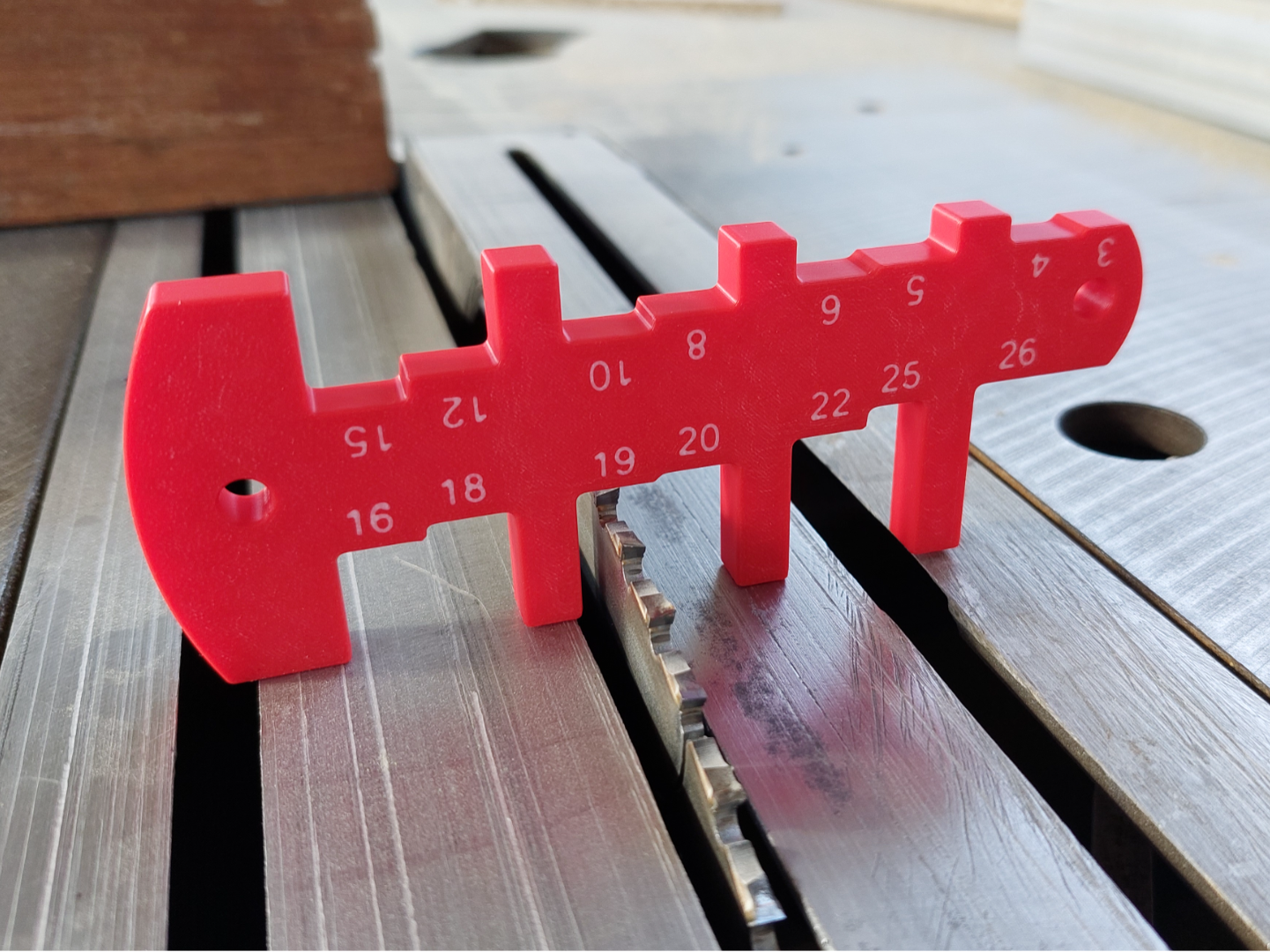 Depth Gauge Tool for Table saw & Router table