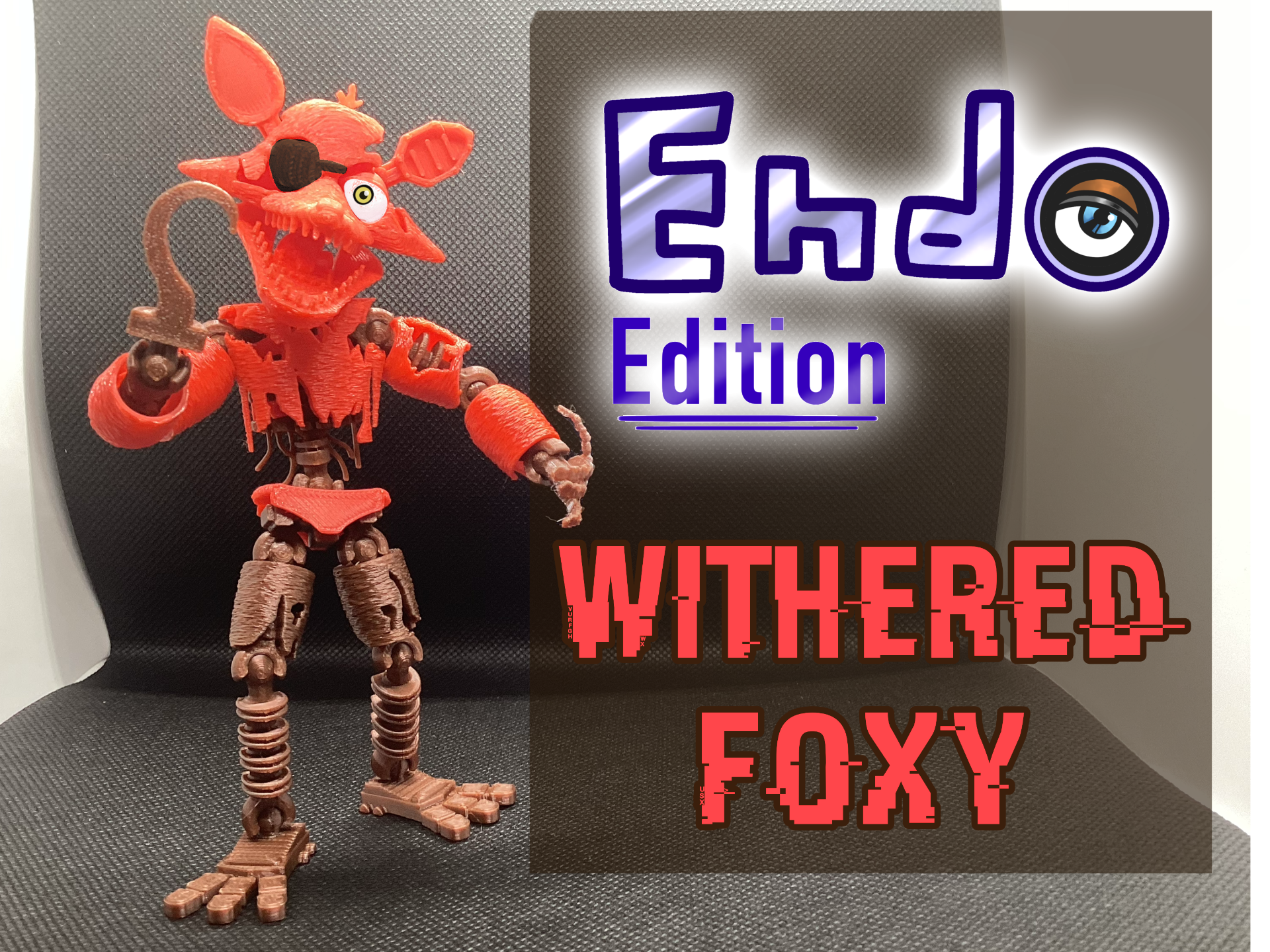 WITHERED FOXY articulated figure 1:12 #EndoEdition