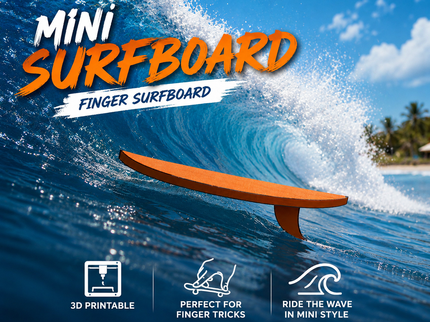 Finger-Surfbrett