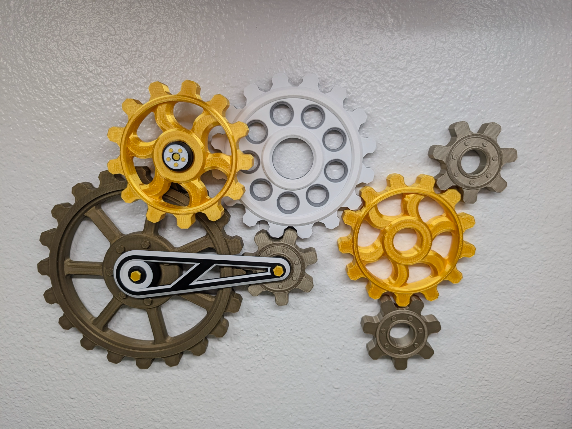 Gear style wall art