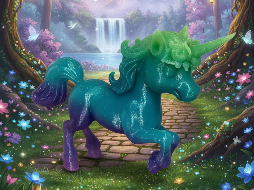 Licorne Royale au Charme Surnaturel