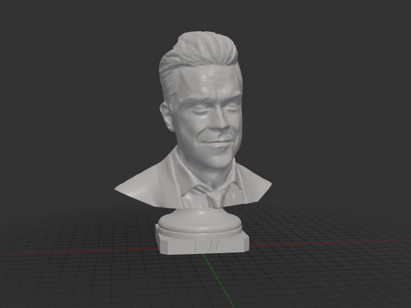 Robbie Williams statue
