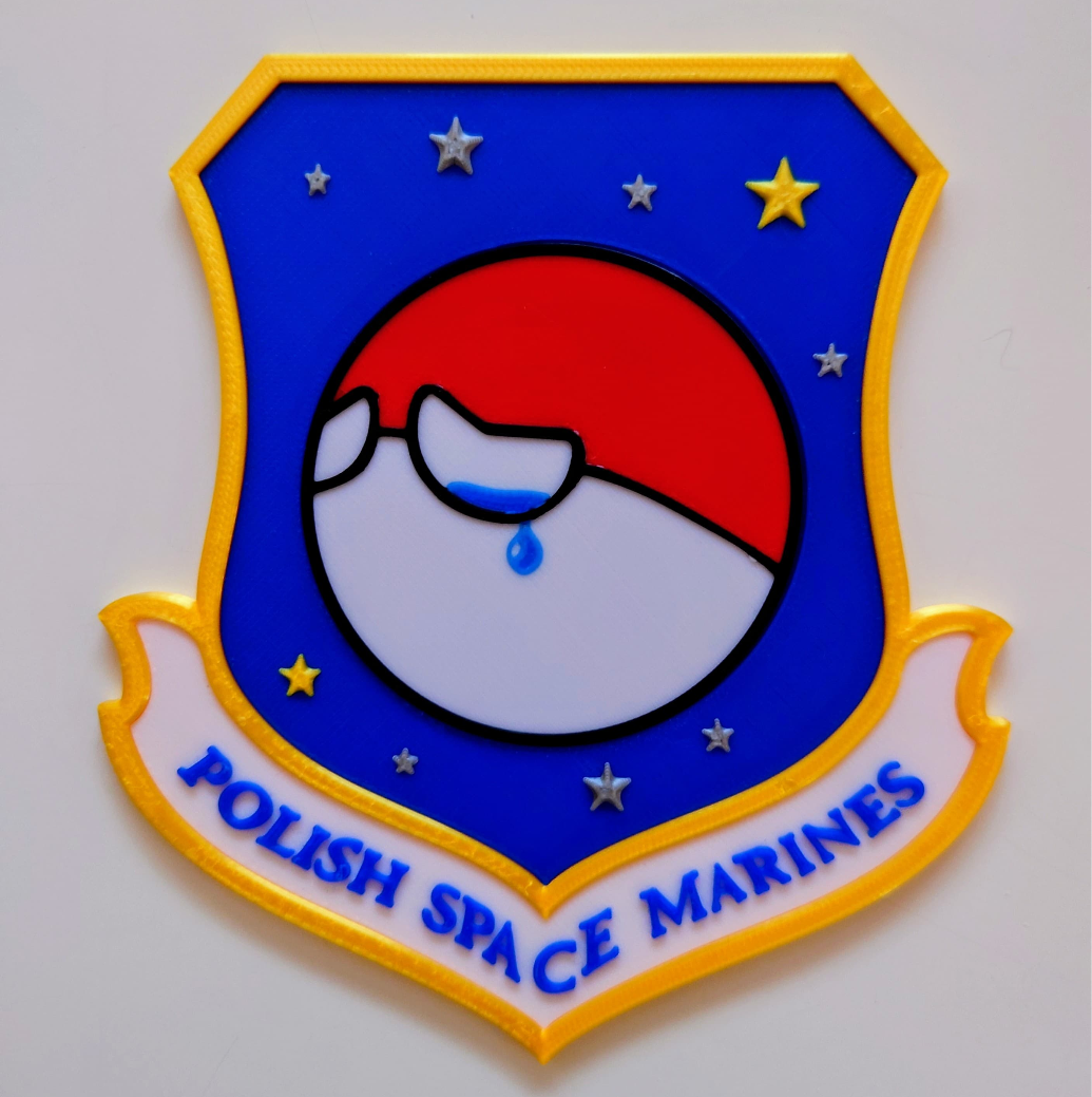 Polish Space Marines Emblem (Multi part)