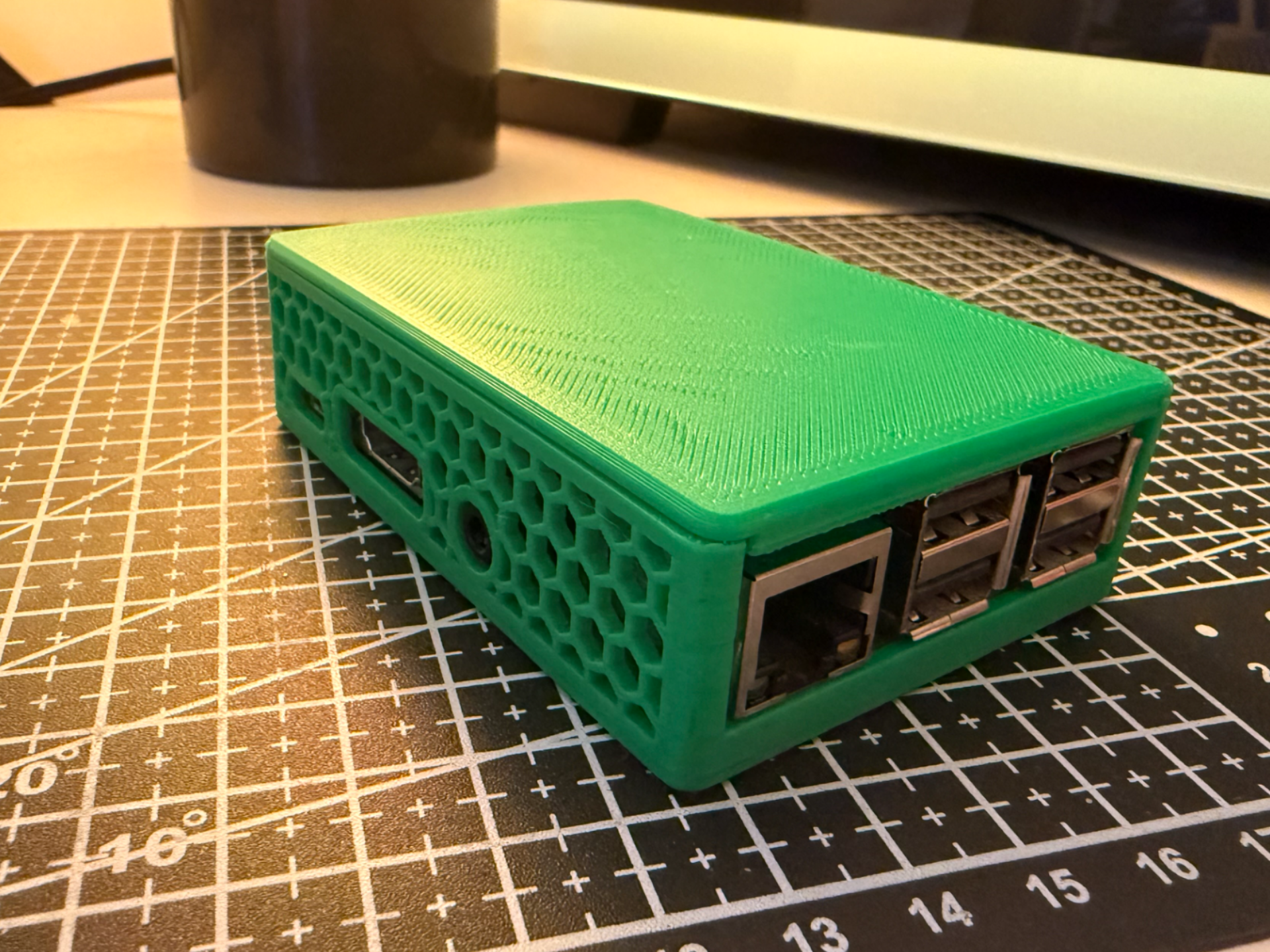 Hexagon Case for RPI 3b+ / RPI 4 / RPI 5