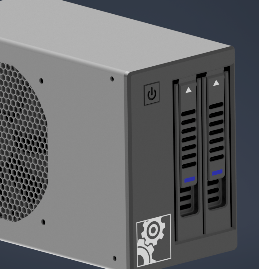 2 Trays HDD Enclosure (SATA/SAS)
