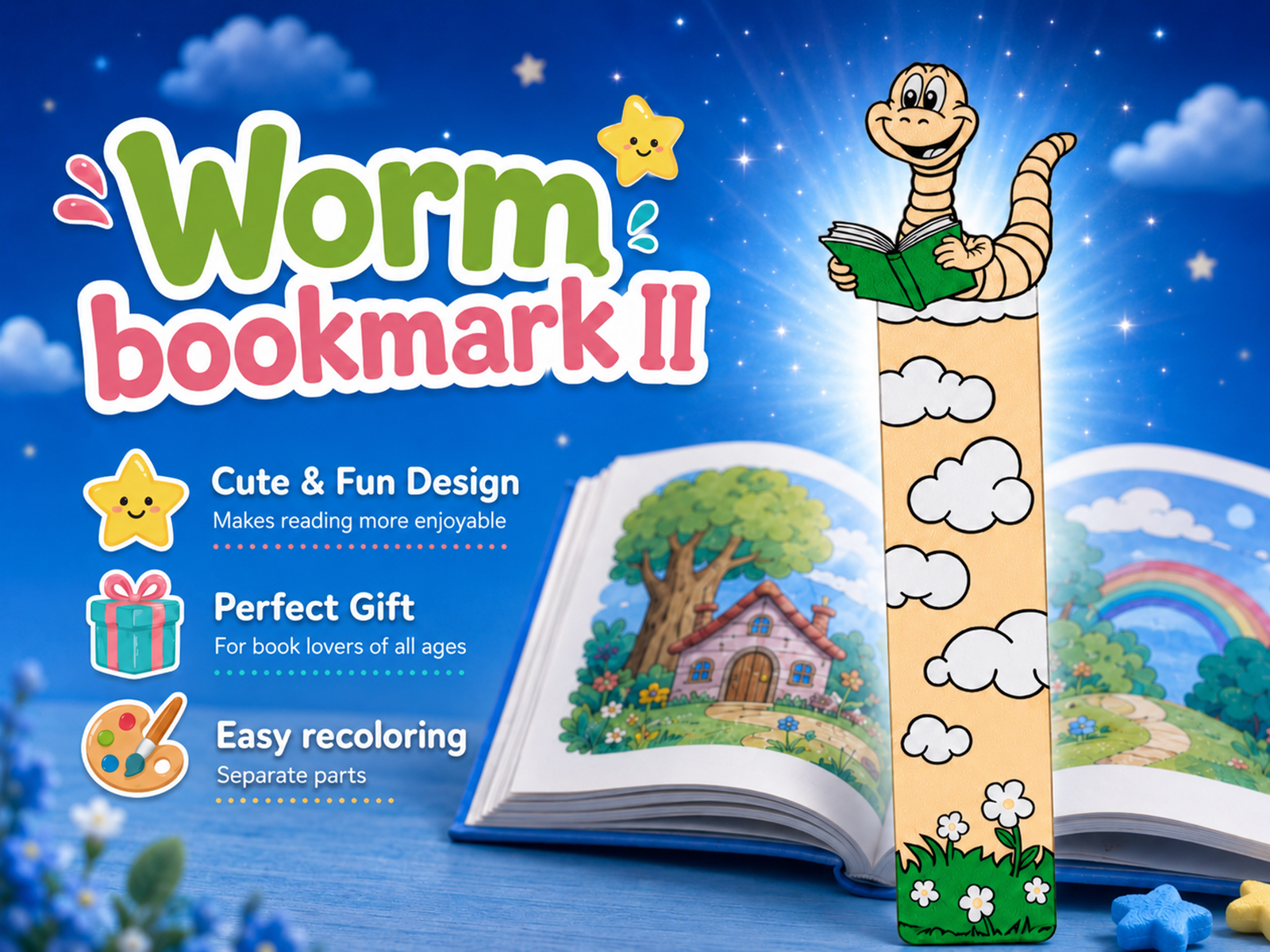 Worm bookmark II