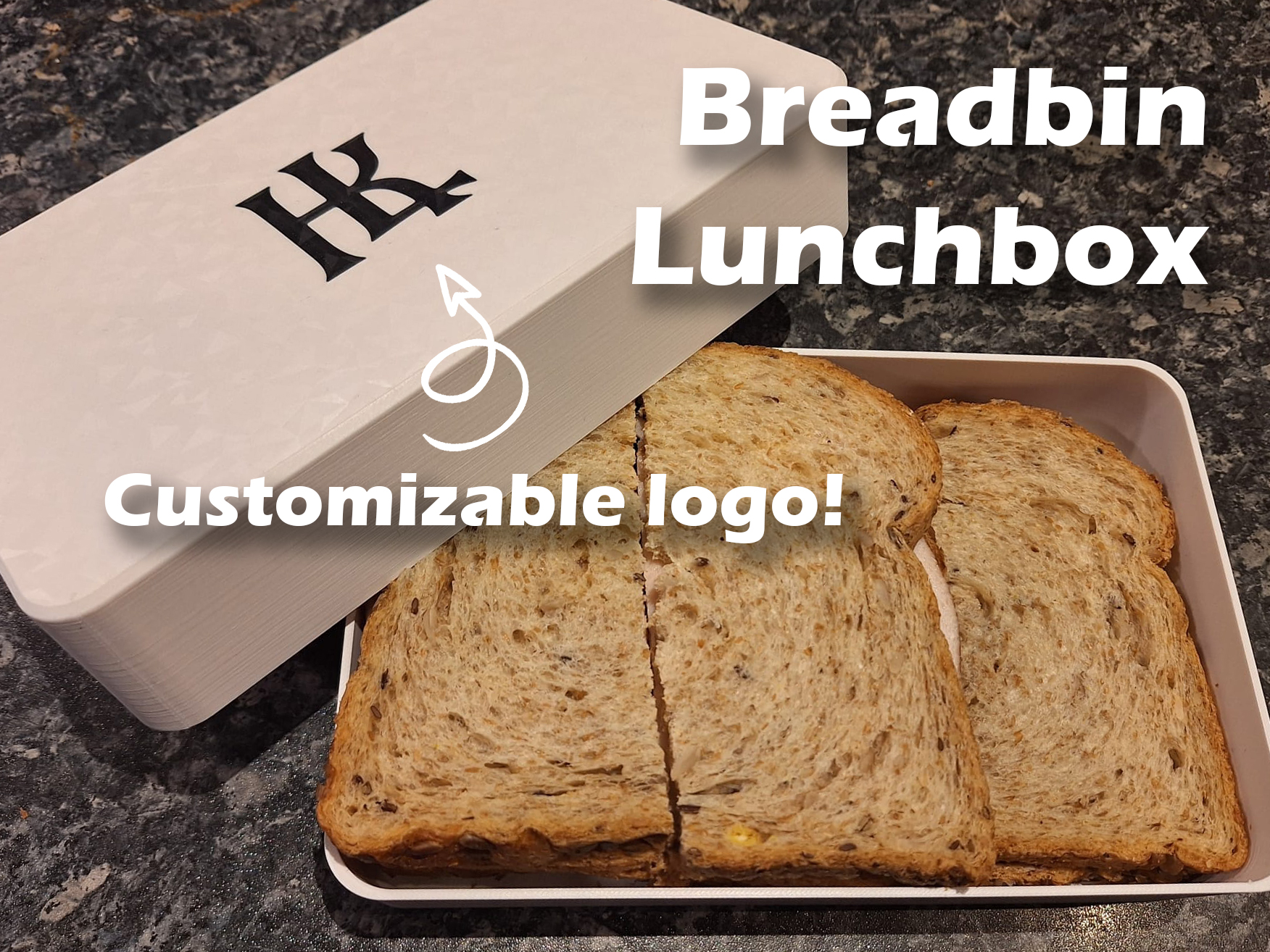 Breadbin | Lunchbox | Customizable logo