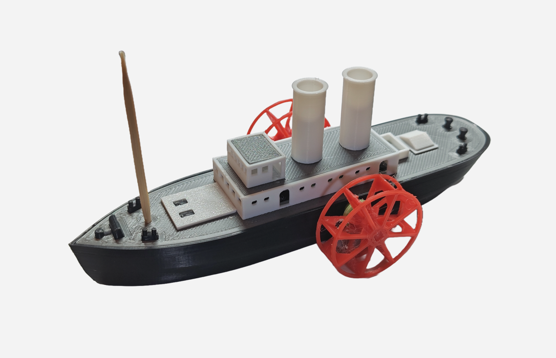 Paddle Steamer Model 明轮船模型