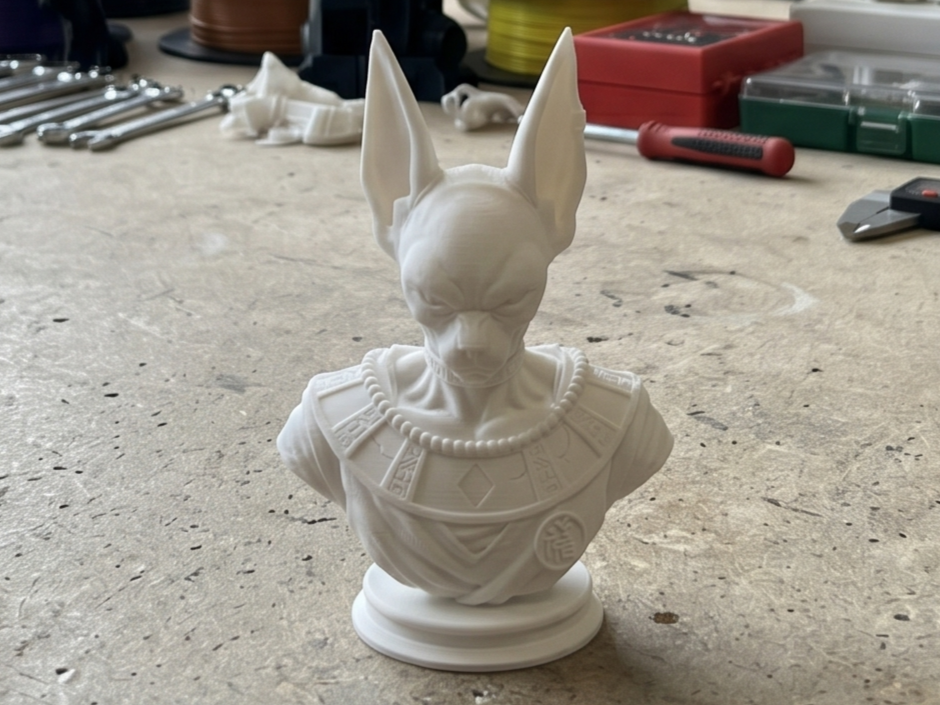 LordBeerus Bust DragonballSuper 3D Print Model 16