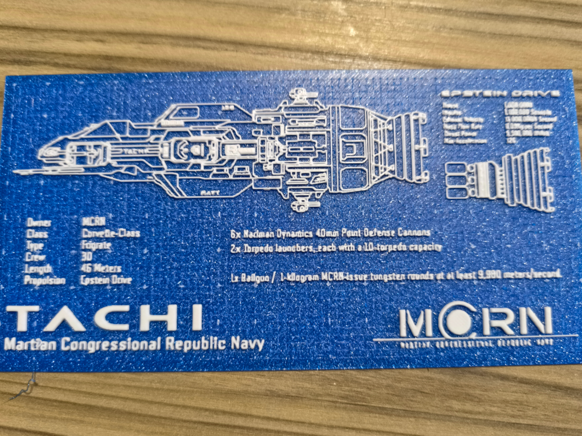 Tachi MCRN blueprint Expanse