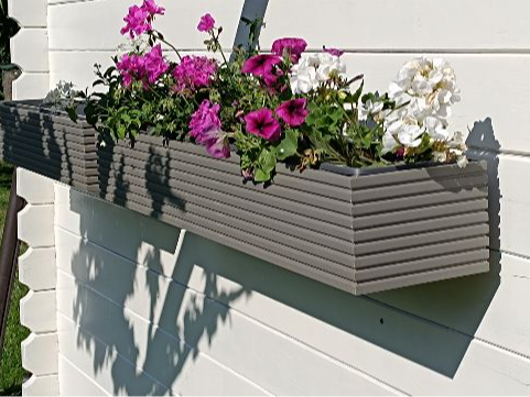 Trageteile WPC Blumenkasten Selbstbau Halterungen