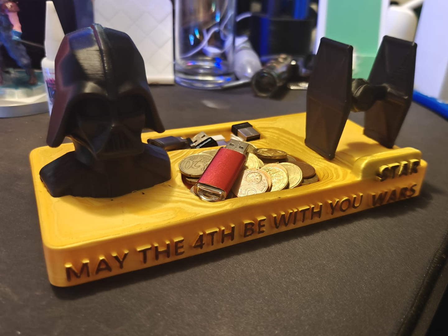 Star Wars Day Desk Organizer - Darth Vader & TIE