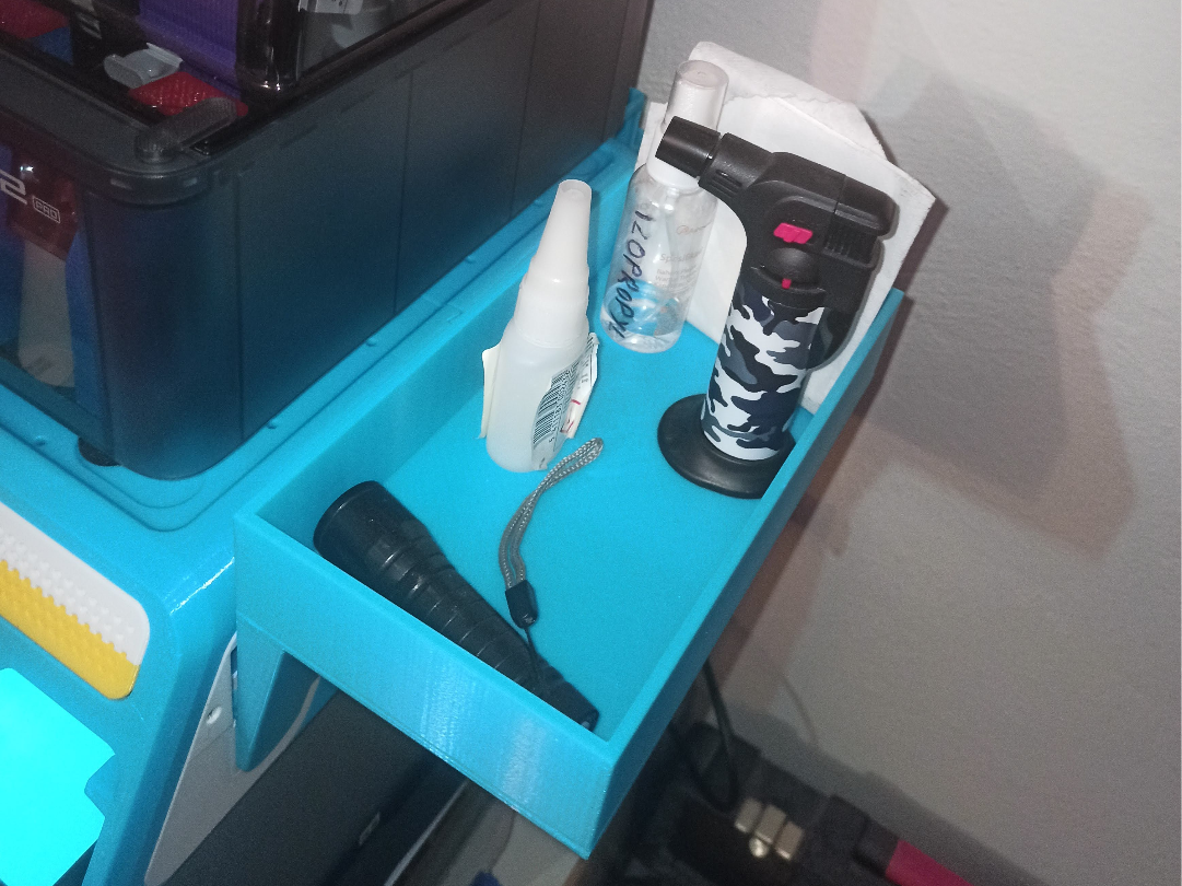 Raised shelf for BLV - AMS Riser