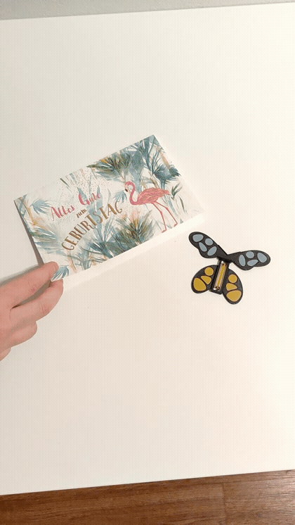 Fliegender Schmetterling