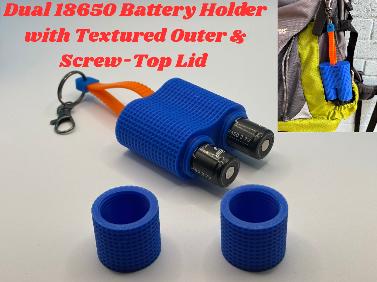 Dual 18650 Battery Holder
