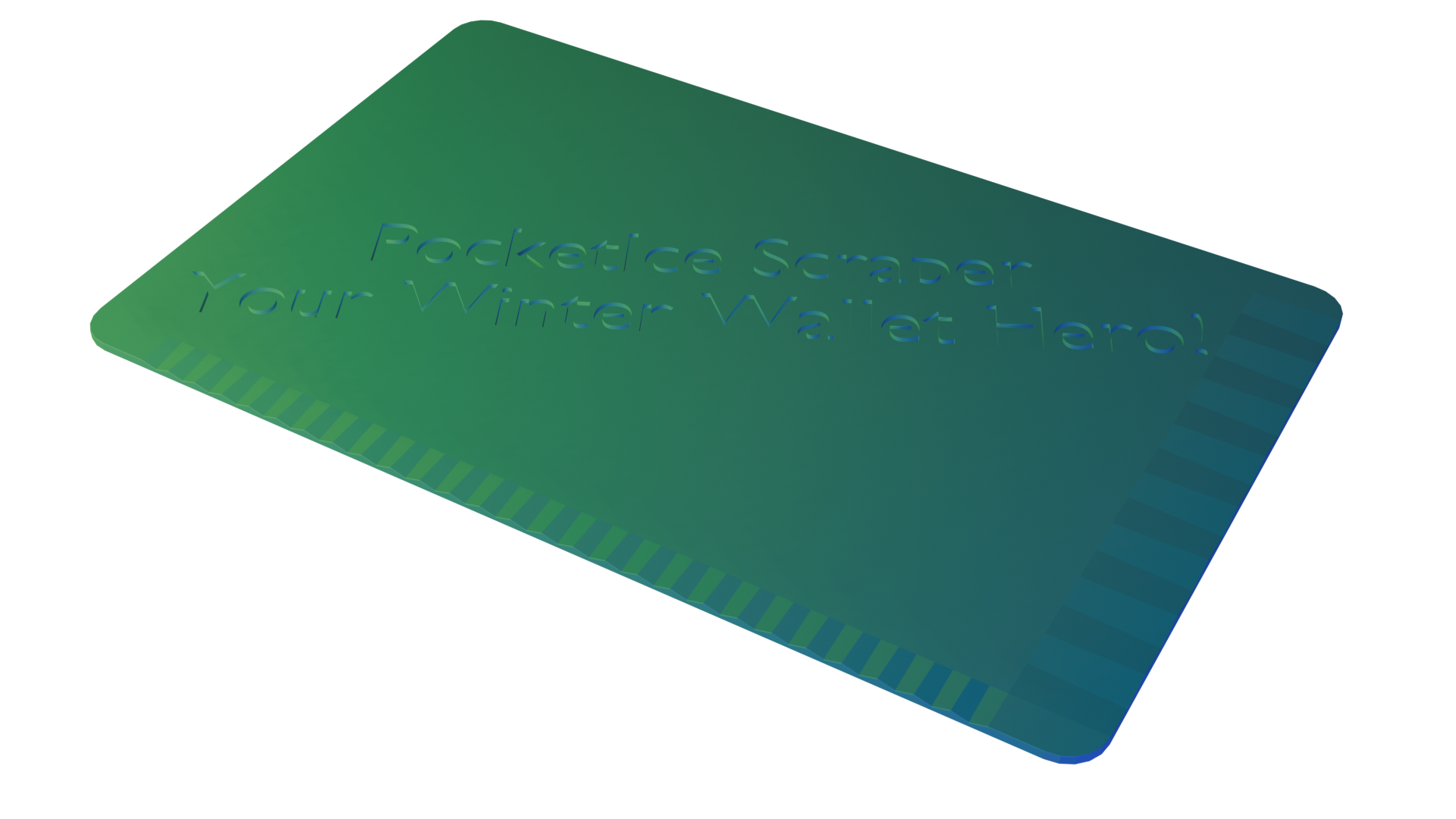 PocketIce Scraper – Your Winter Wallet Hero!