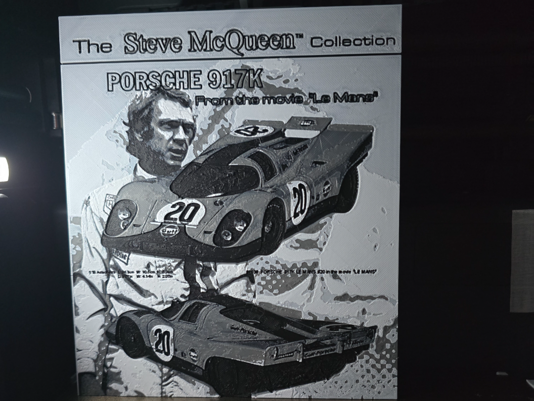 McQueen’s Le Mans film Porsche 917K