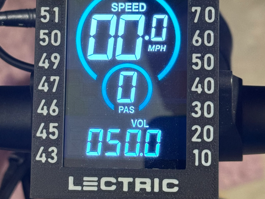 Lectric XPress/XPeak Battery Info Screen Cover