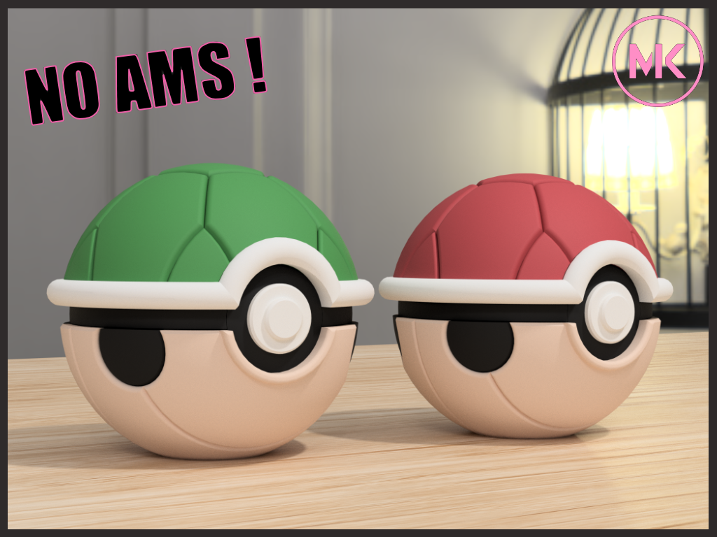 Pokeball Carapace Mario – Green & Red Shell