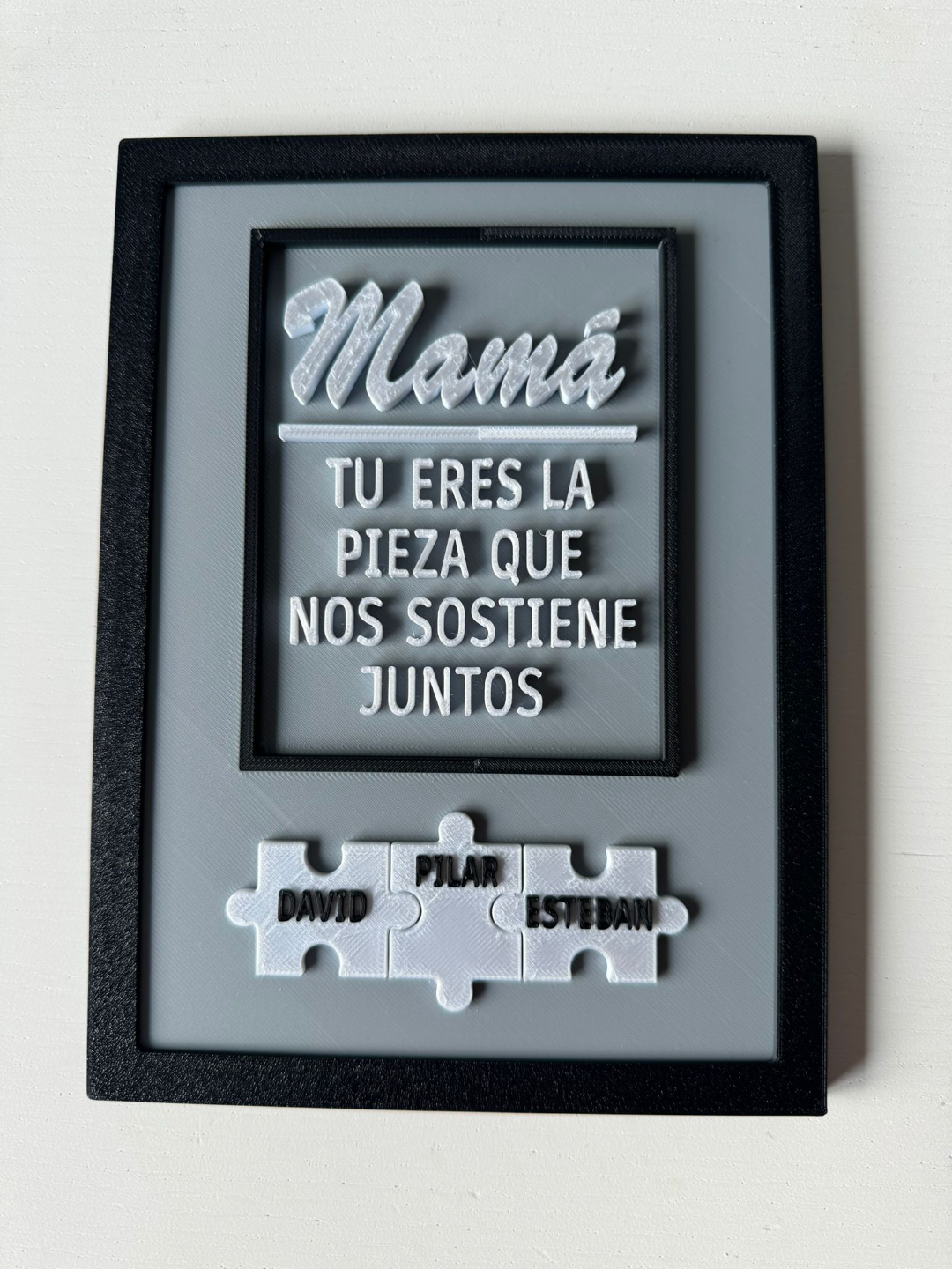 Cuadro Día de la madre, mensaje personalizado