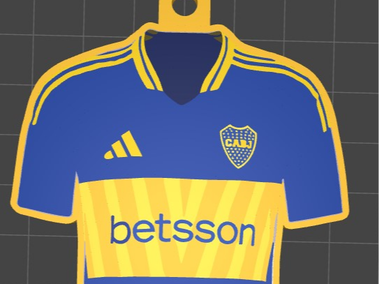 Llavero camiseta Boca Juniors de Argentina 2025