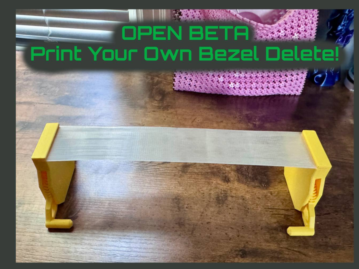 (BETA) Fully Printable Bezel Delete Fresnel Kit