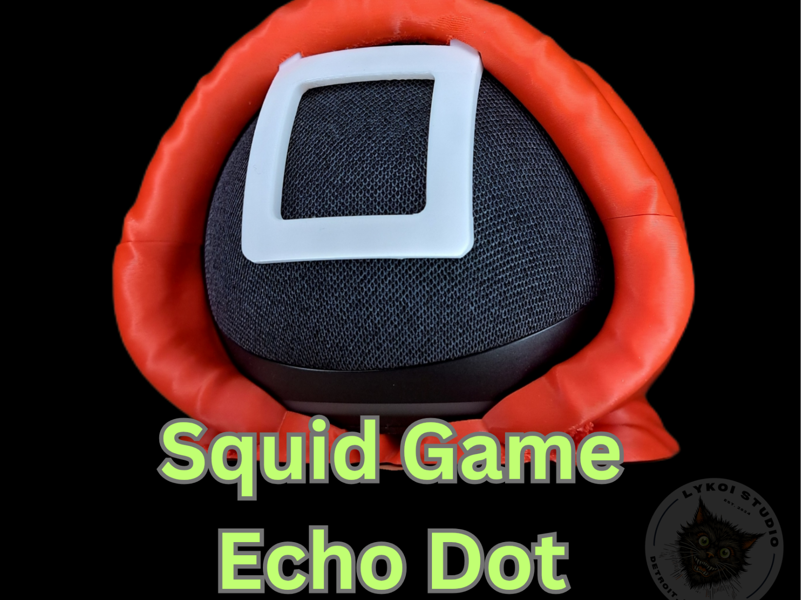 Squid Game Echo Dot Hoodie w/ Swappable Face Plate