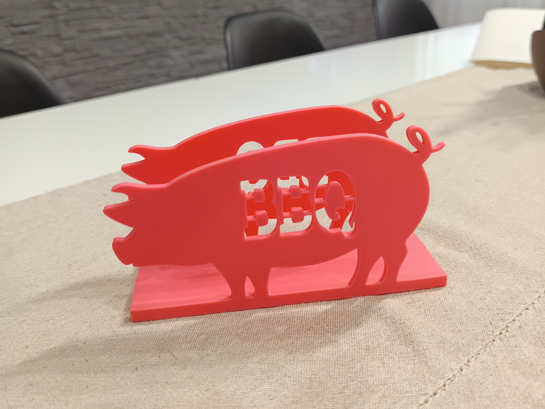 BBQ Pig Napkin Holder