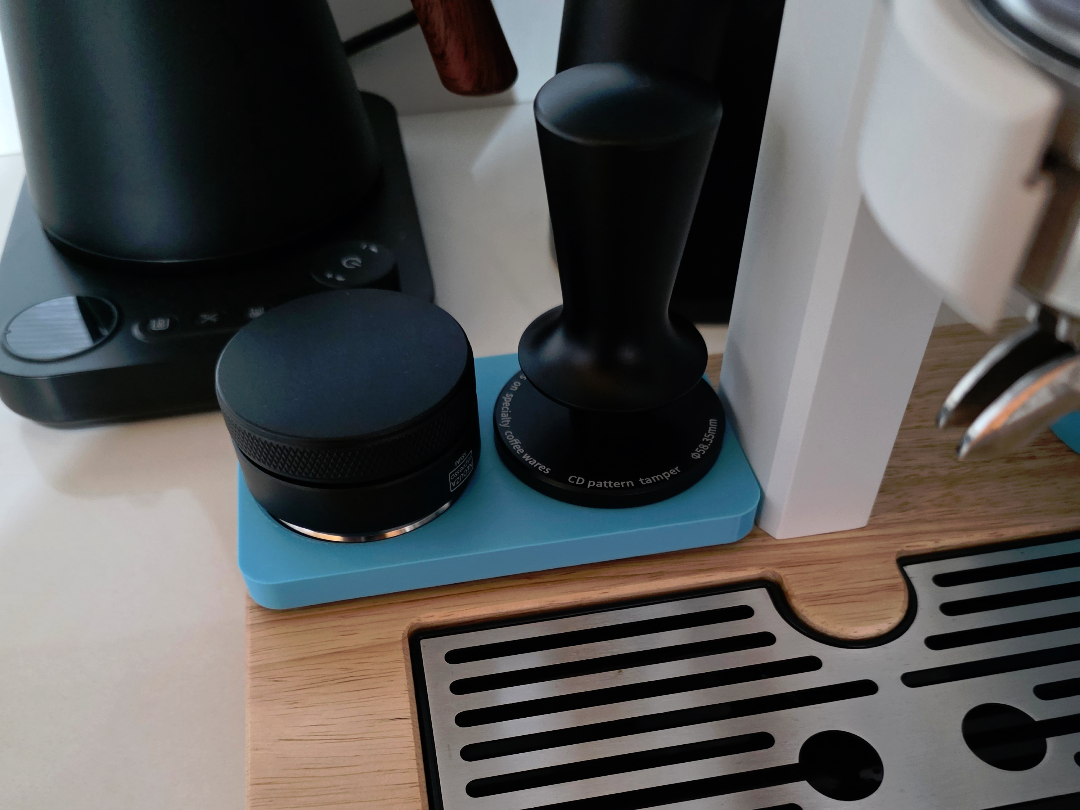 Superkop supporto tamper e distributore caffè
