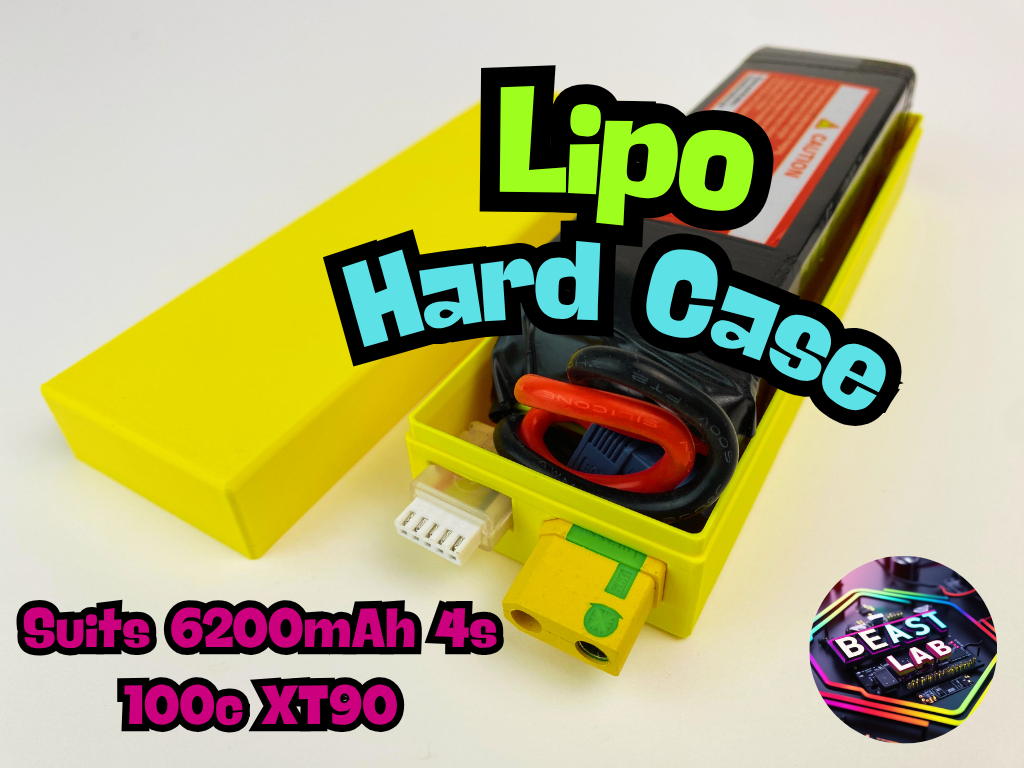 LiPo Hardcase 4S 6000mAh XT90 Rugged Battery Case