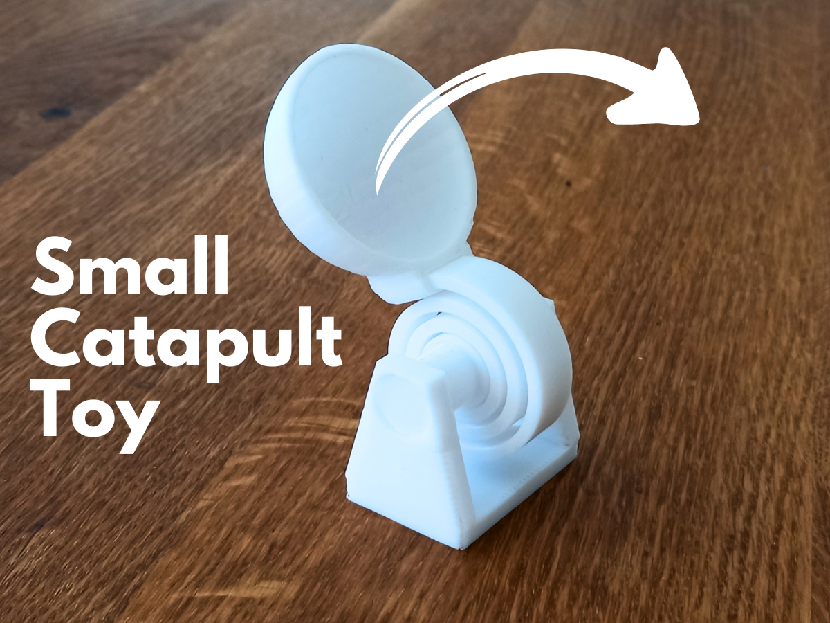 Small catapult toy