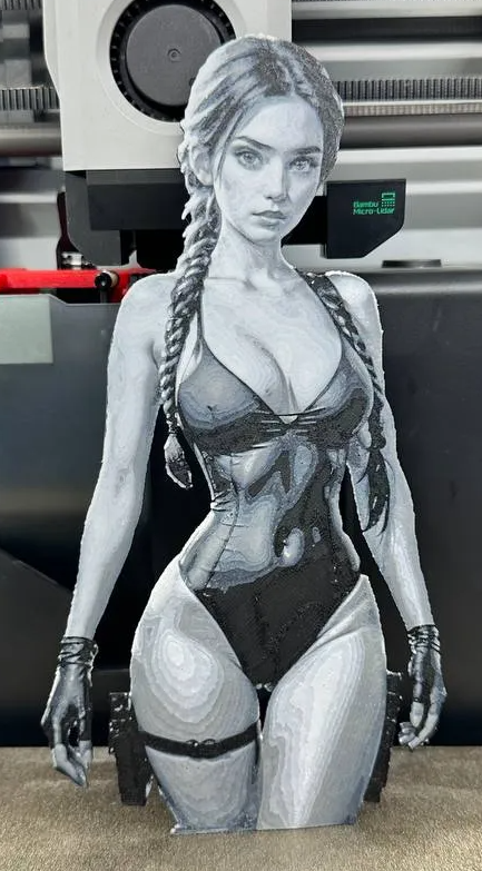 Lara croft Hueforge