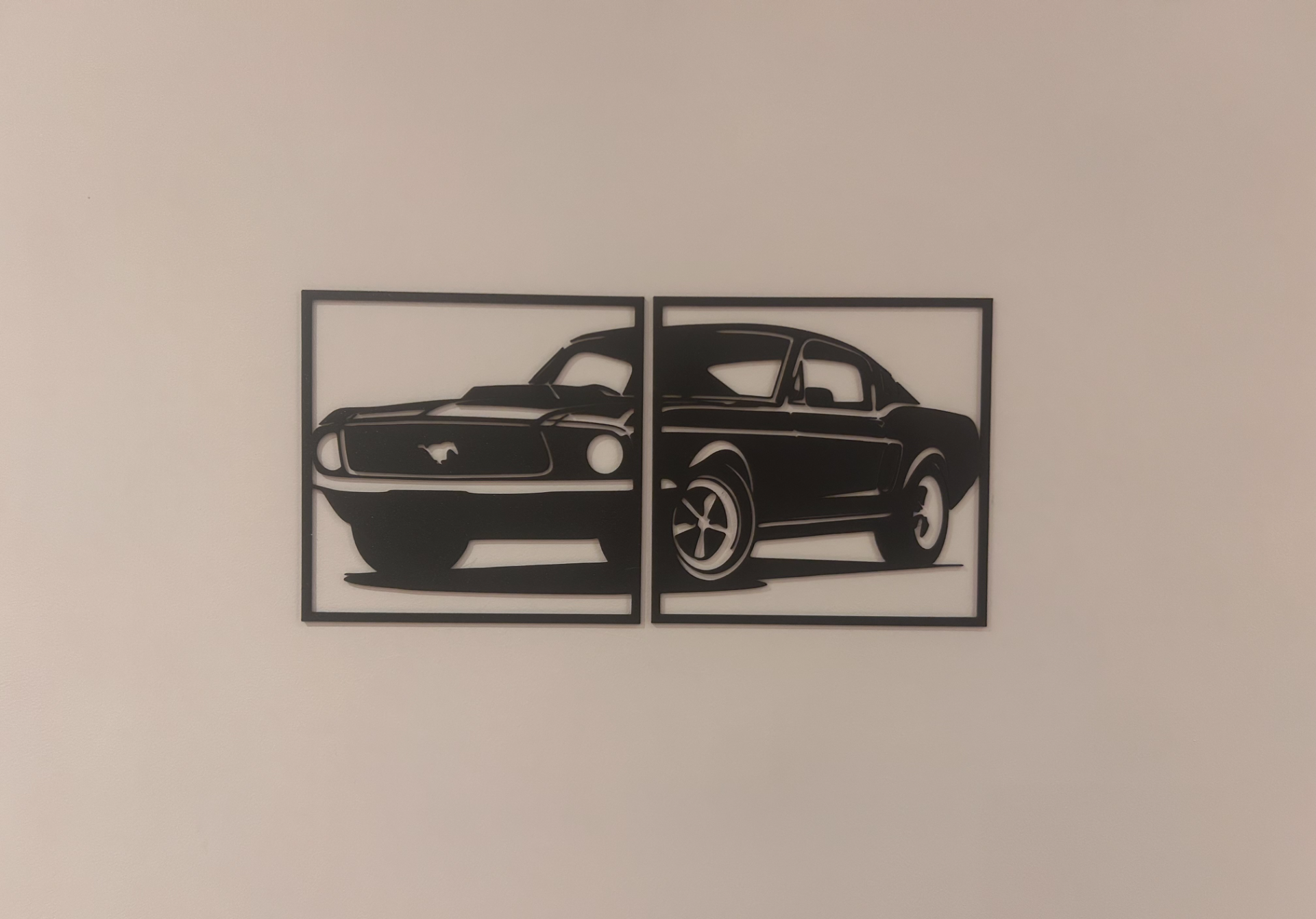 Ford Mustang 1968 Wandkunst / Tattoo