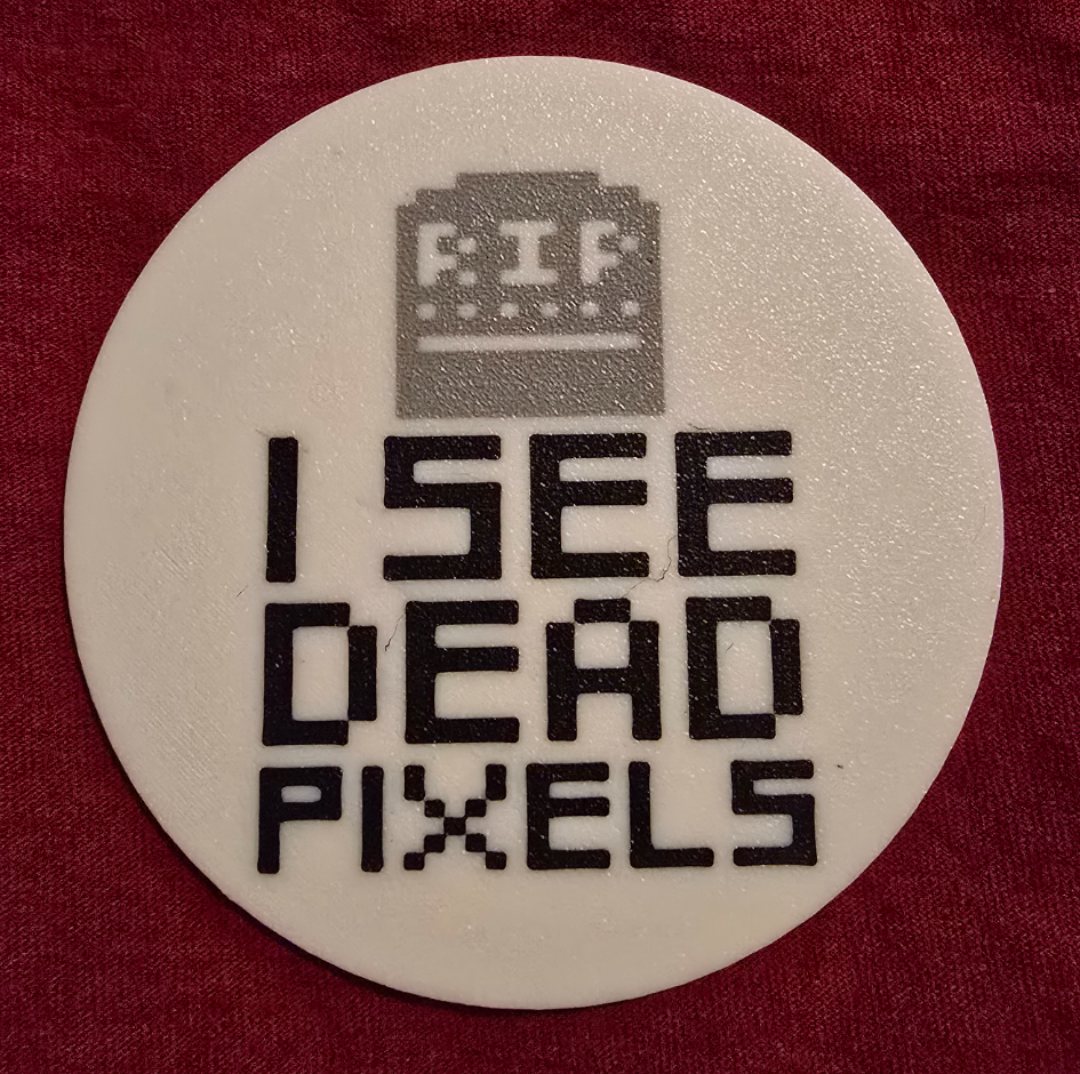 I See Dead Pixels Coaster