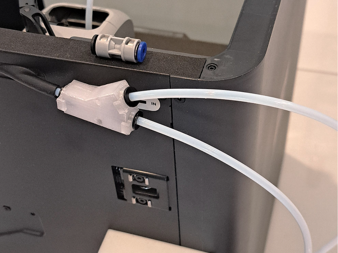 PTFE tube Y splitter for X1C/P1S