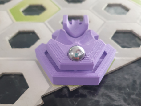 Gravitrax-compatibel ball divider seesaw