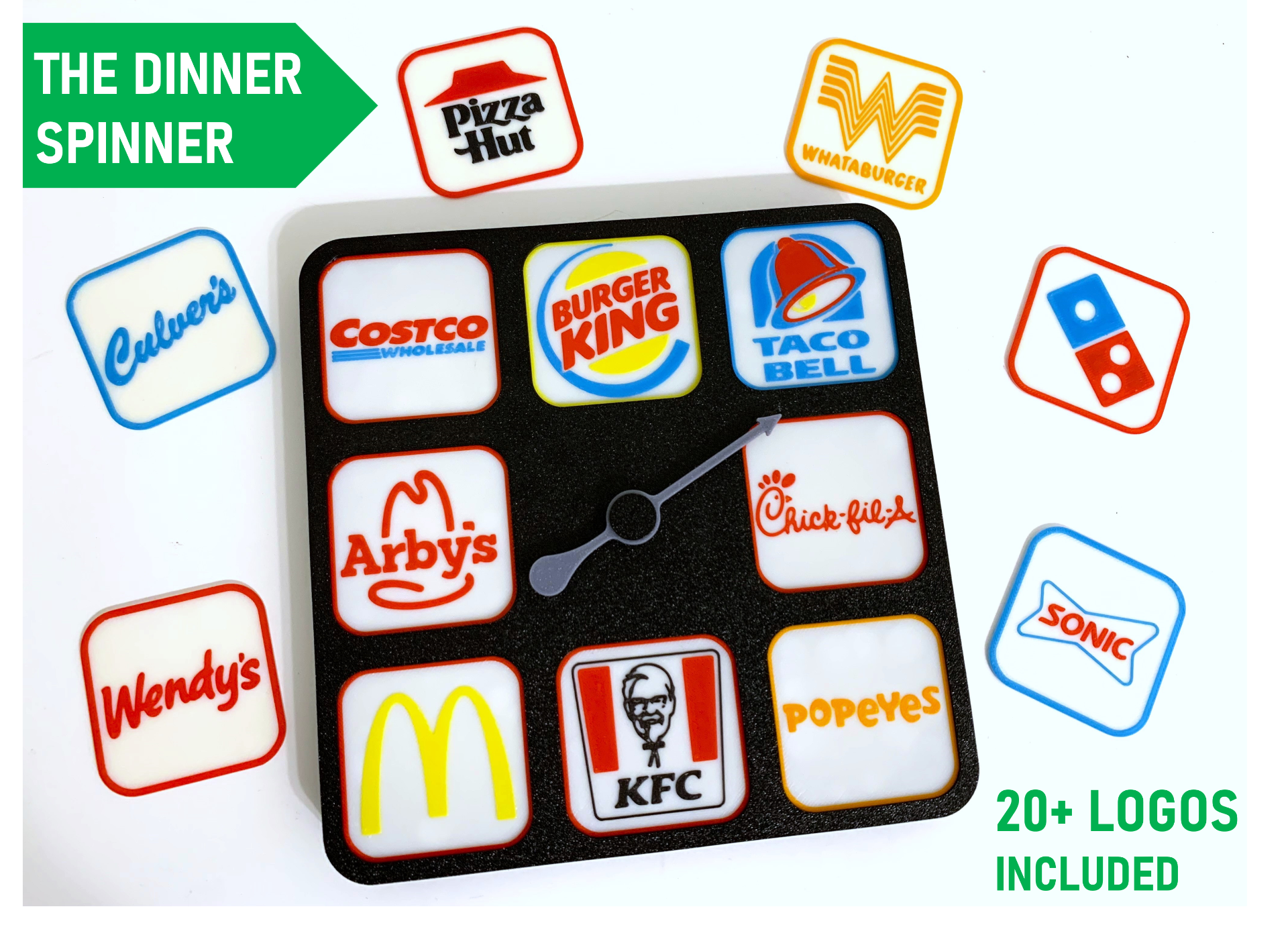 The Dinner Spinner (20+ Logos Included)
