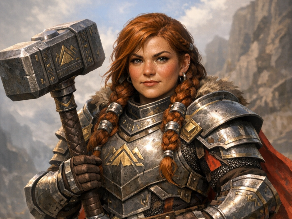 Female Dwarf Paladin