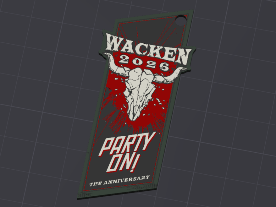Wacken Open Air 2026 keyring