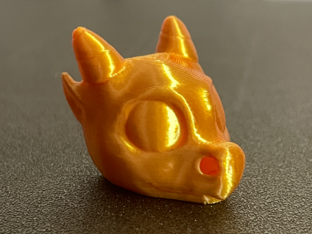 Cute little dragon head