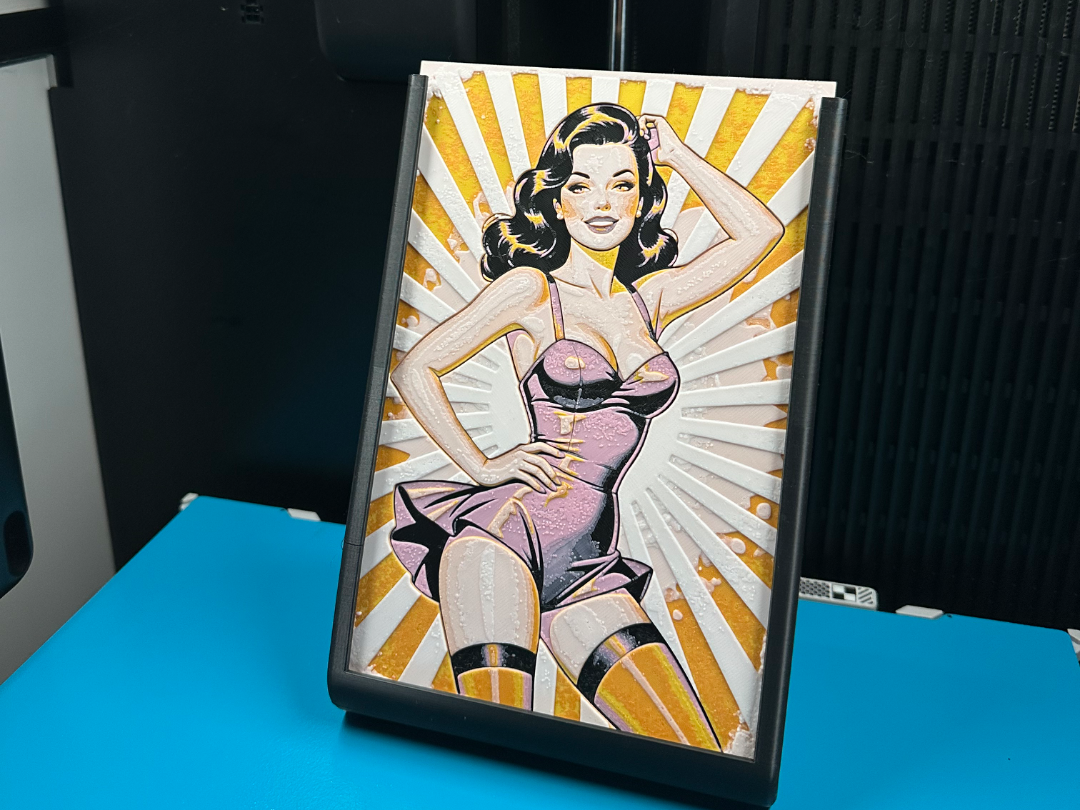 Sexy Pin Up Girl Hueforge