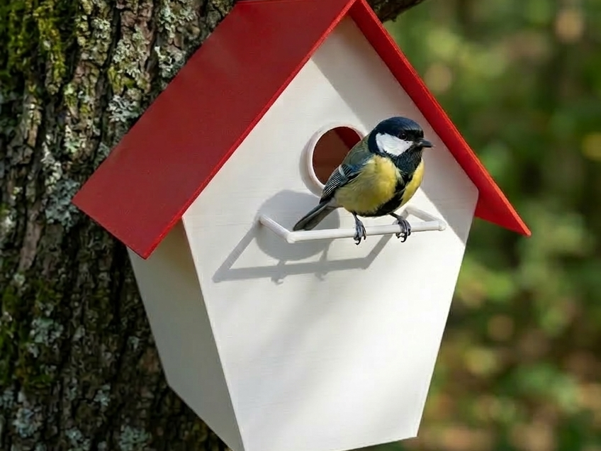 Nistkasten, Vogelhäuschen