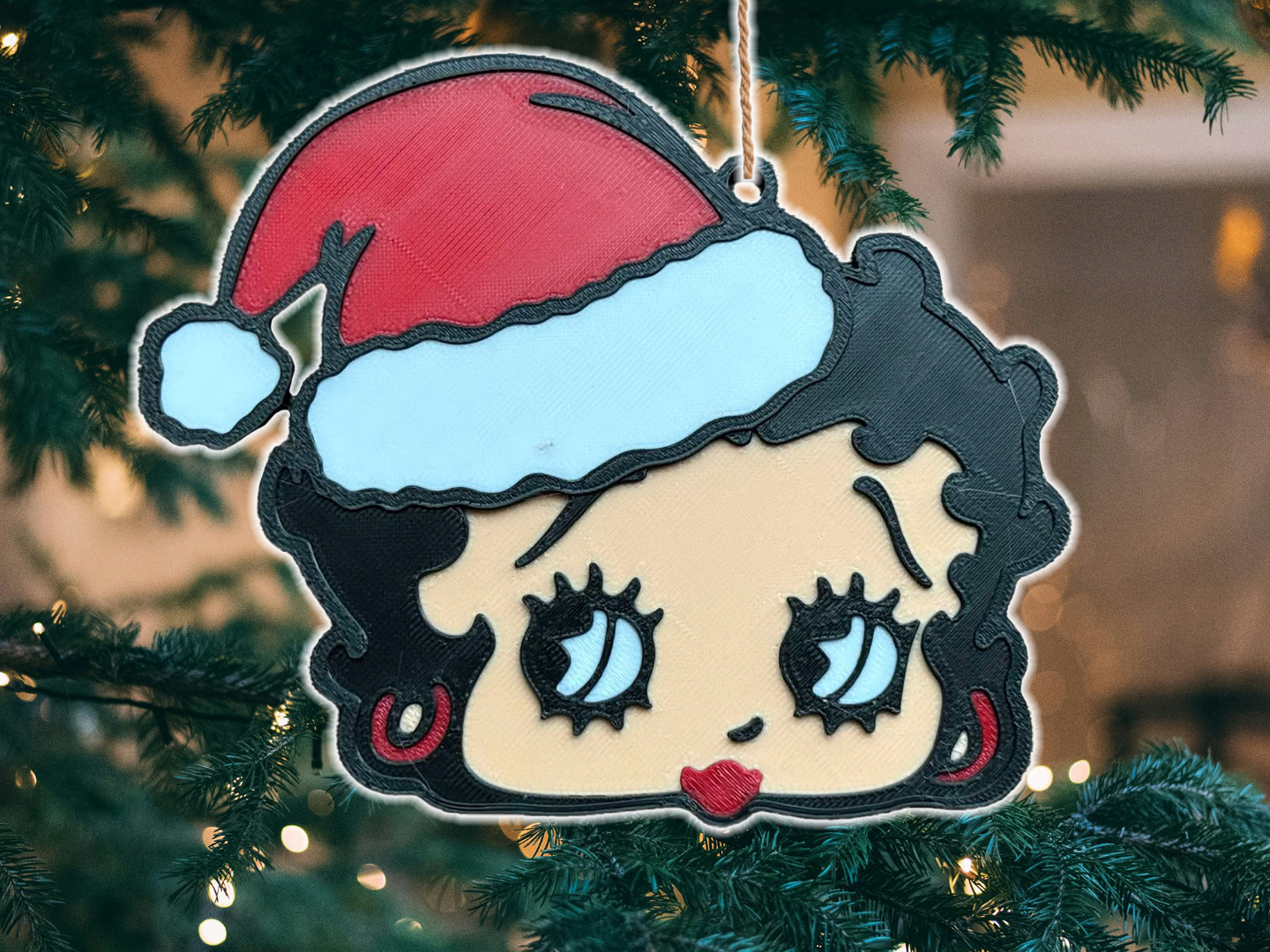 Betty Boop Christmas Tree Ornament