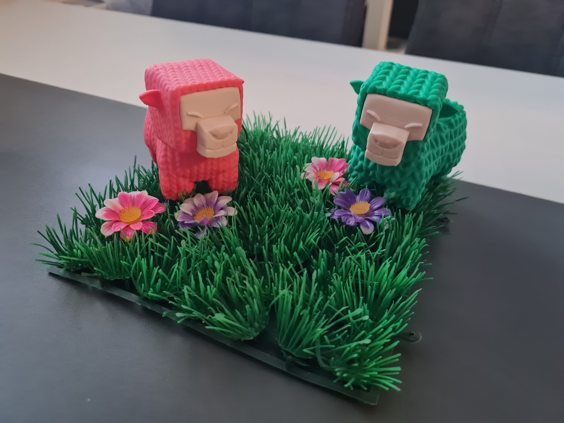 Minecraft Movie Sheep Knitted