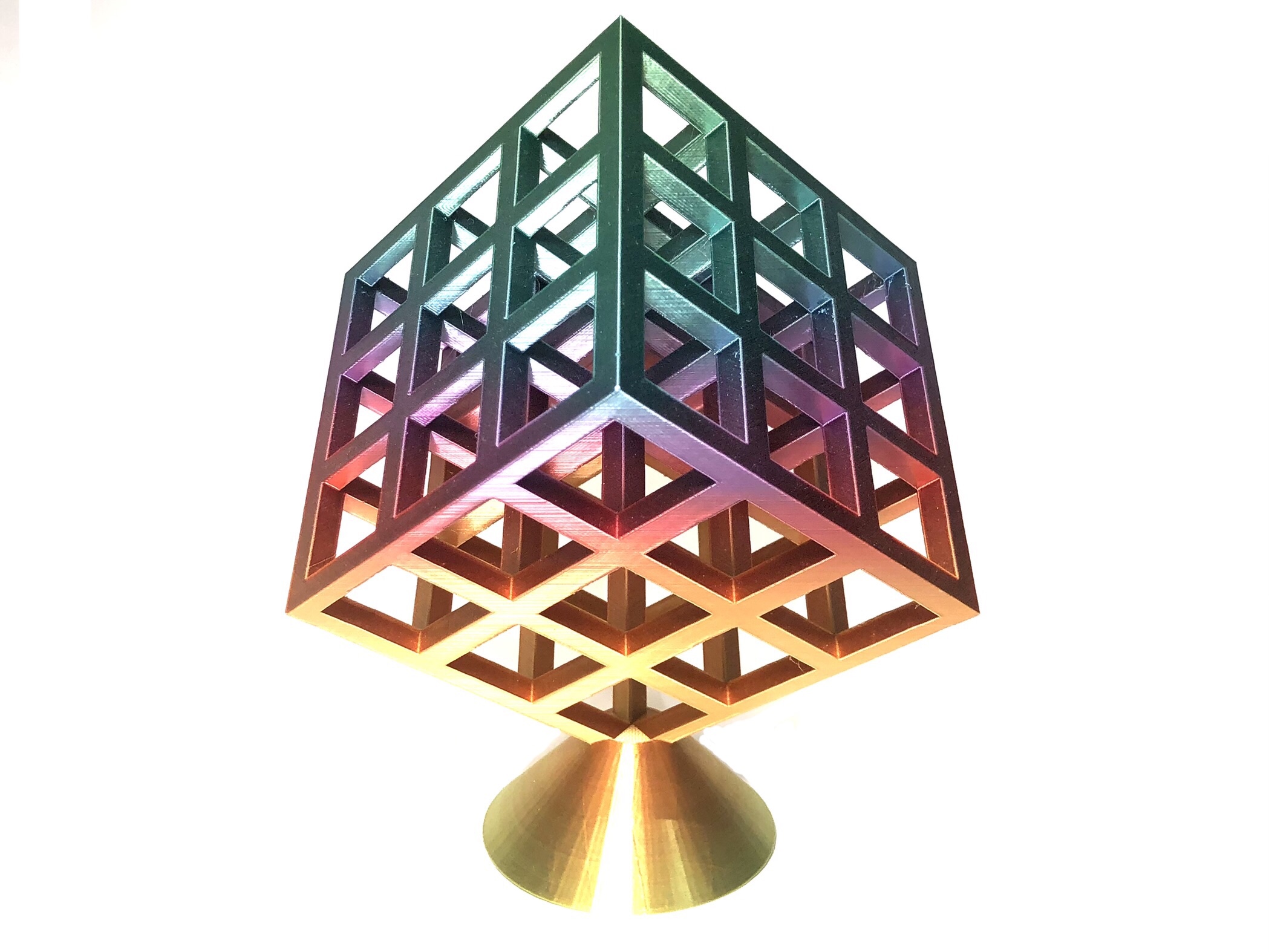 Infinity Cube With Base (no supports)