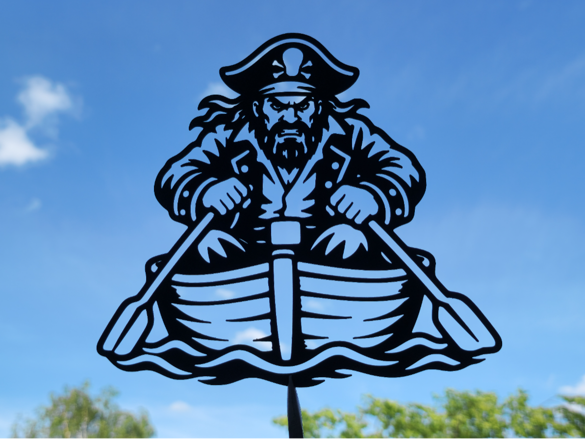 Pirate Rowboat 2D Wall Art